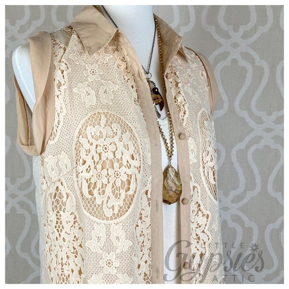 Ryu Long Lace Duster Tunic - Picture 6 of 13